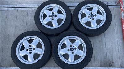  4x100 15 Mini gyári alufelnik 1515001 6769404 6768498 175/65 használt Continental nyári gumi