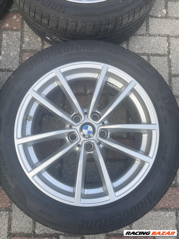  17" újszerű (gyári felni) alufelni, rajta 225/50 használt Bridgestone nyári gumi gumi  1. kép