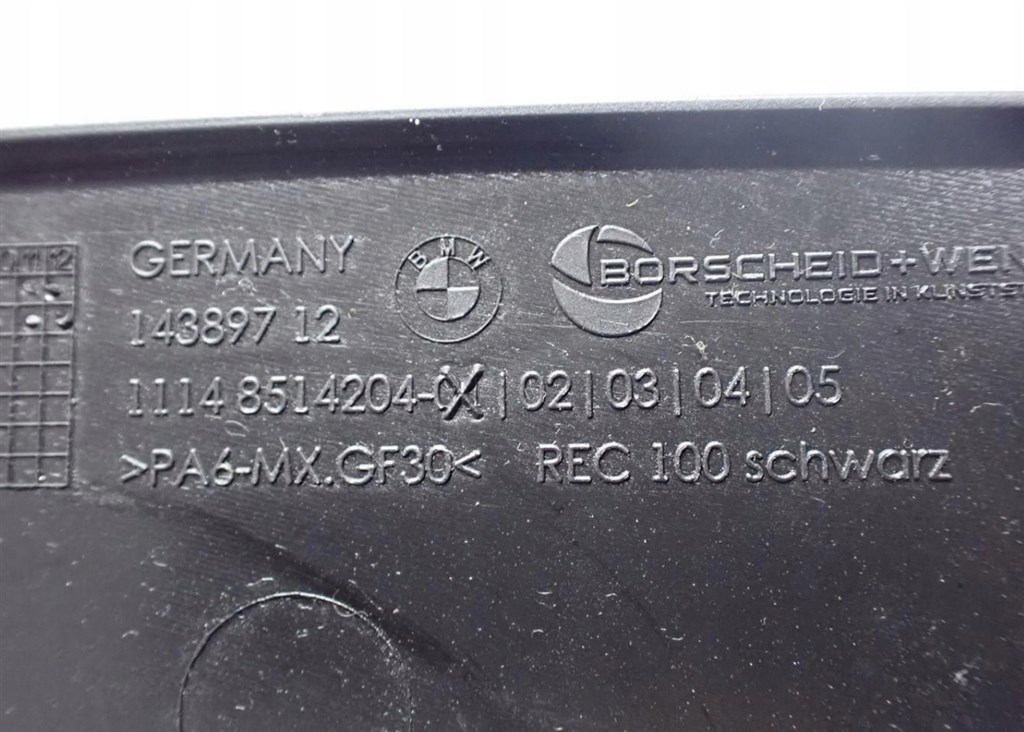 BMW 3 F30, 5 G30 2.0d motor felső burkolat 143897 2. kép