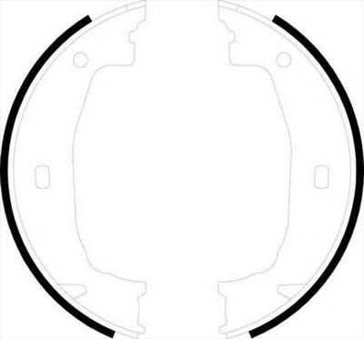 FERODO FSB592 - kézifék fékpofakészlet ALFA ROMEO BMW