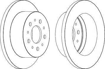 JURID 562526JC - féktárcsa CITROËN FIAT PEUGEOT