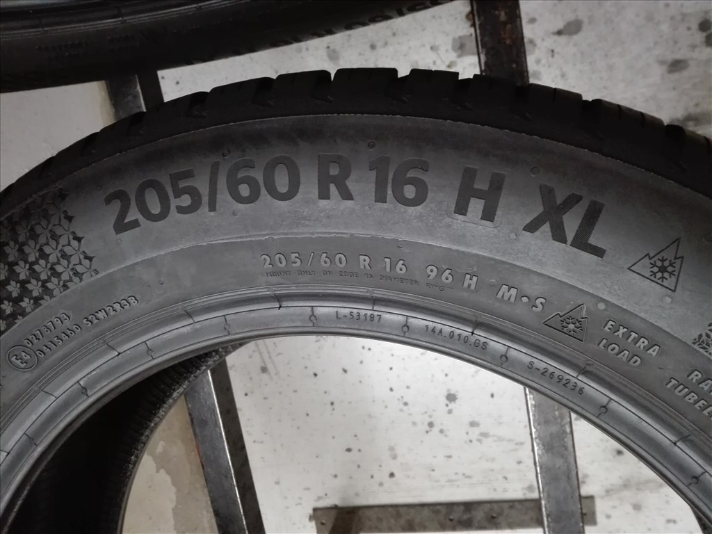 205/60R16 ÚJ Continental négyévszakos gumi garnitúra 205/60 r16 7. kép