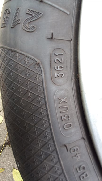  5x112 lyukosztású 16"  Aluett alufelni, rajta újszerű Kleber téli gumi 215/60 R16 5. kép