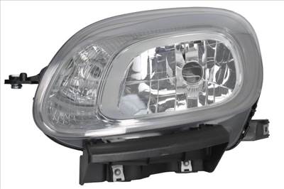 Fiat Panda III. 2012-2024 utángyártott új bal első fényszóró H4 (motorral) TYC 51843645