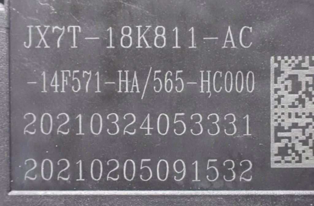 Ford Focus Mk4 rádió vezérlő panel jx7t-18k811-ac JX7T-18K811-AC 3. kép