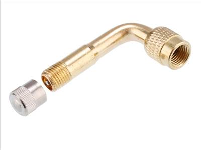 Schrader autószelep hosszabbító, 90 °-os szögben