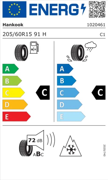  205/6015" új Hankook téli gumi gumi 2. kép