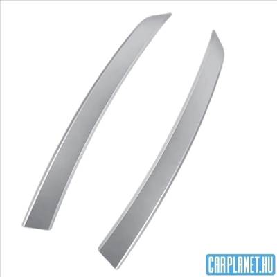 BMW E60 E61 ajtóbehúzó borítás , dekor burkolat - ezüst párban előre