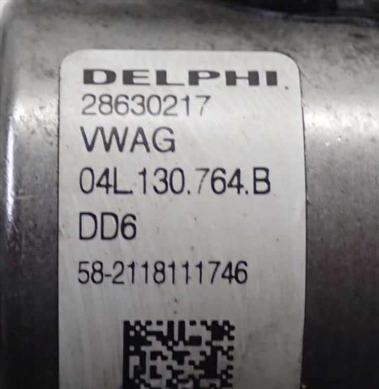 Skoda Octavia IV 2.0 TDI railcső, nyomásszabályozó szelep 04l130764b 05l130089h 04L130764B 05L130089H 3. kép