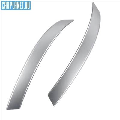 BMW E60 E61 ajtóbehúzó borítás , dekor burkolat - ezüst párban hátra
