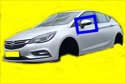 Opel Astra K tükör bal visszapillantó , gyári színkódjA Z176 z176opel astraz176