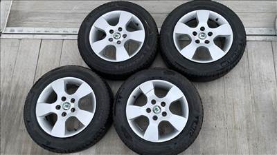 Skoda 15" 5x112 alufelnik 1Z0601025 rajta 205/60 használt Michelin nyári gumi gumi 