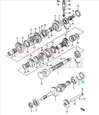 Maruti 800 fagydugó bal csapágynál 09241M47102