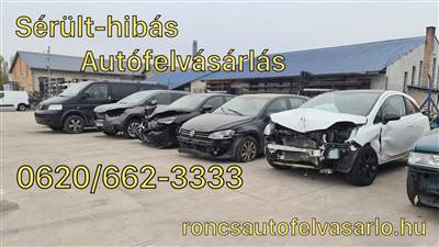 Roncsautó felvásárlás