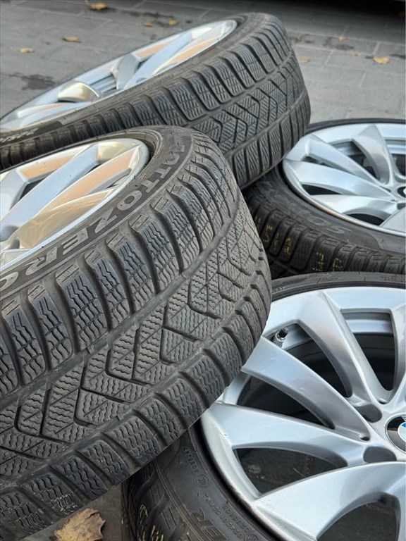  BMW Turbine Styling 415 18" újszerű alufelni, rajta 225/45 újszerű Pirelli téli gumi 2. kép