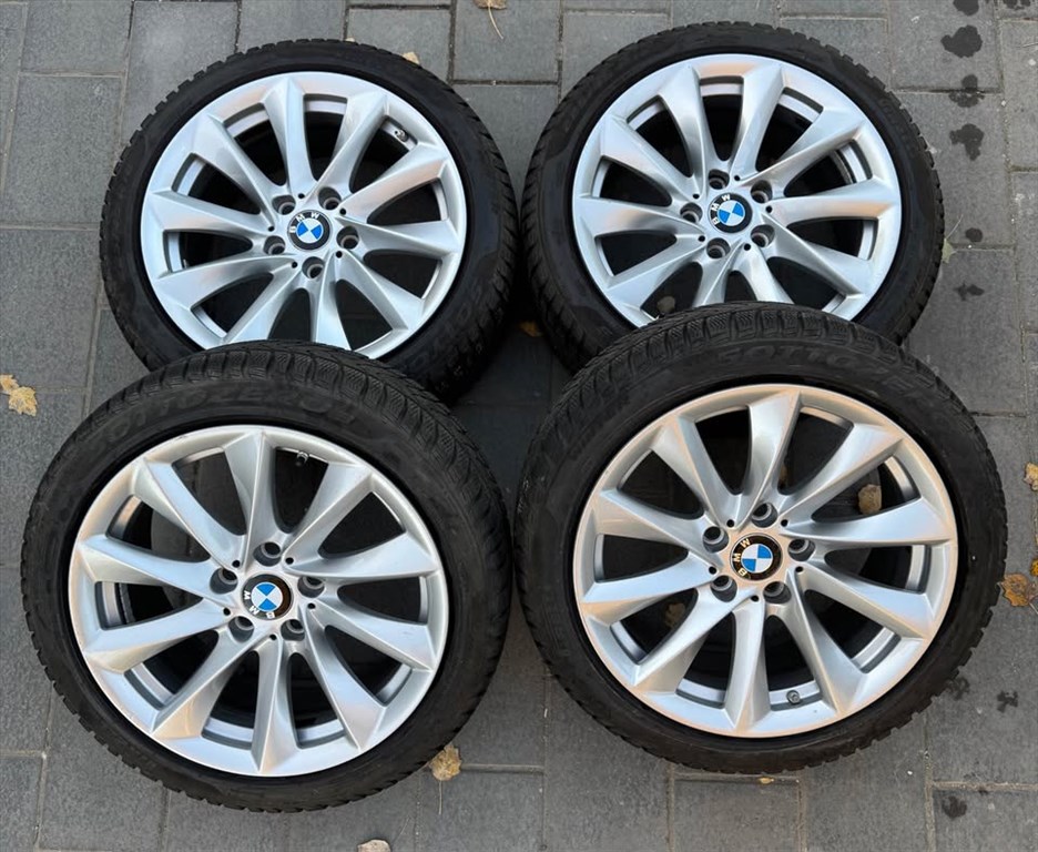  BMW Turbine Styling 415 18" újszerű alufelni, rajta 225/45 újszerű Pirelli téli gumi 4. kép