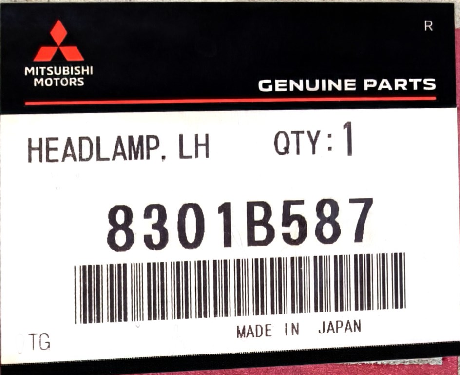 Mitsubishi ASX gyári új bal első fényszóró  8301b587 4. kép