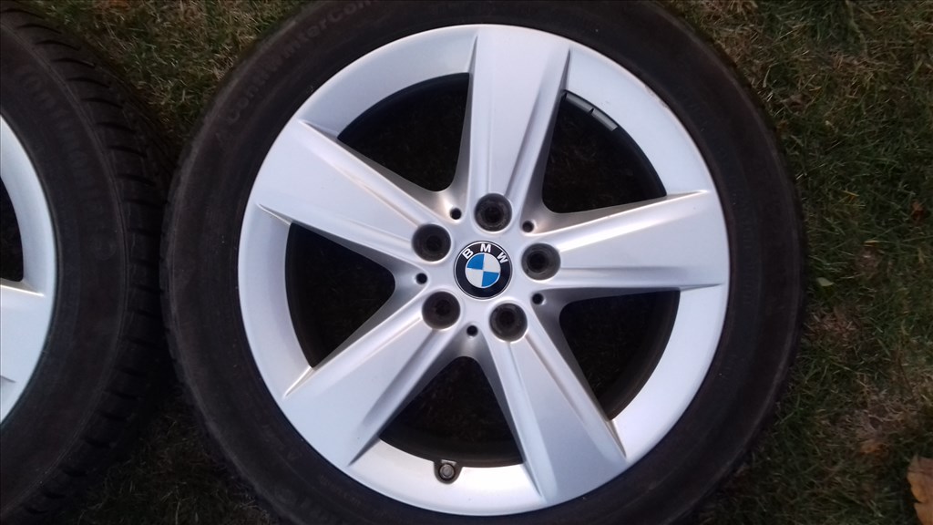  5x112 lyukosztású 7,5JJ 17" használt BMW 1 és 2 széria (gyári felni) alufelni +TPMS 3. kép