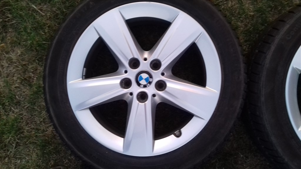  5x112 lyukosztású 7,5JJ 17" használt BMW 1 és 2 széria (gyári felni) alufelni +TPMS 4. kép