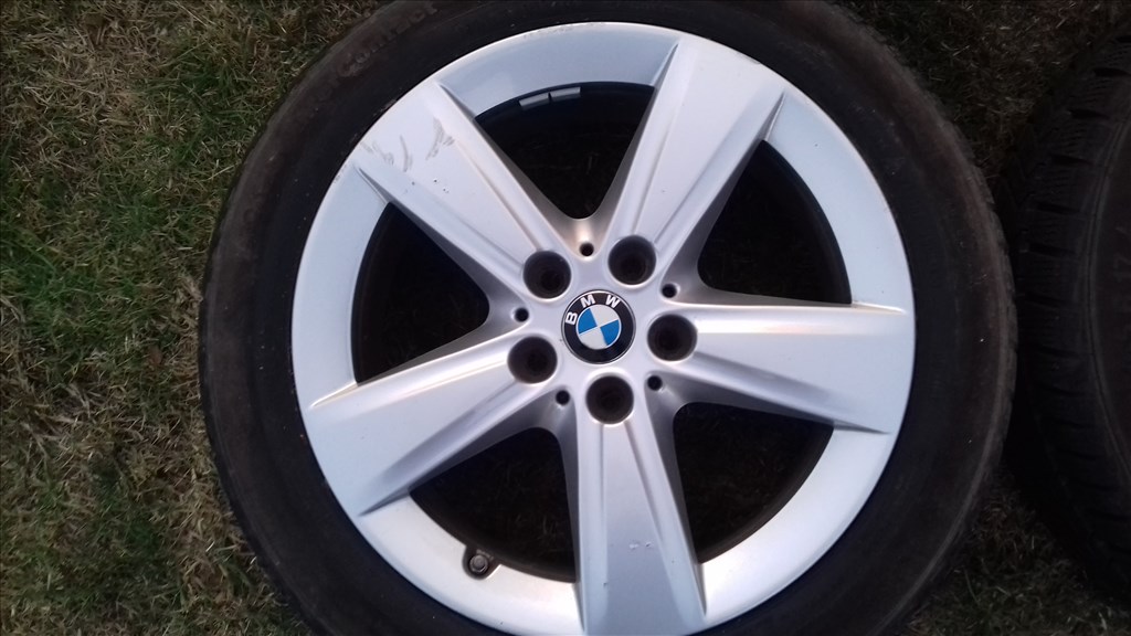  5x112 lyukosztású 7,5JJ 17" használt BMW 1 és 2 széria (gyári felni) alufelni +TPMS 5. kép