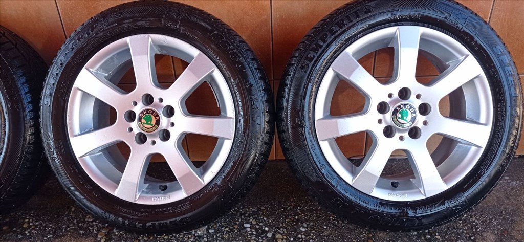 SKODA ROOMSTER 15" ALUFELNI 5X100 TELI 185/60R15 GUMIVAL OLCSÒN!!! 3. kép