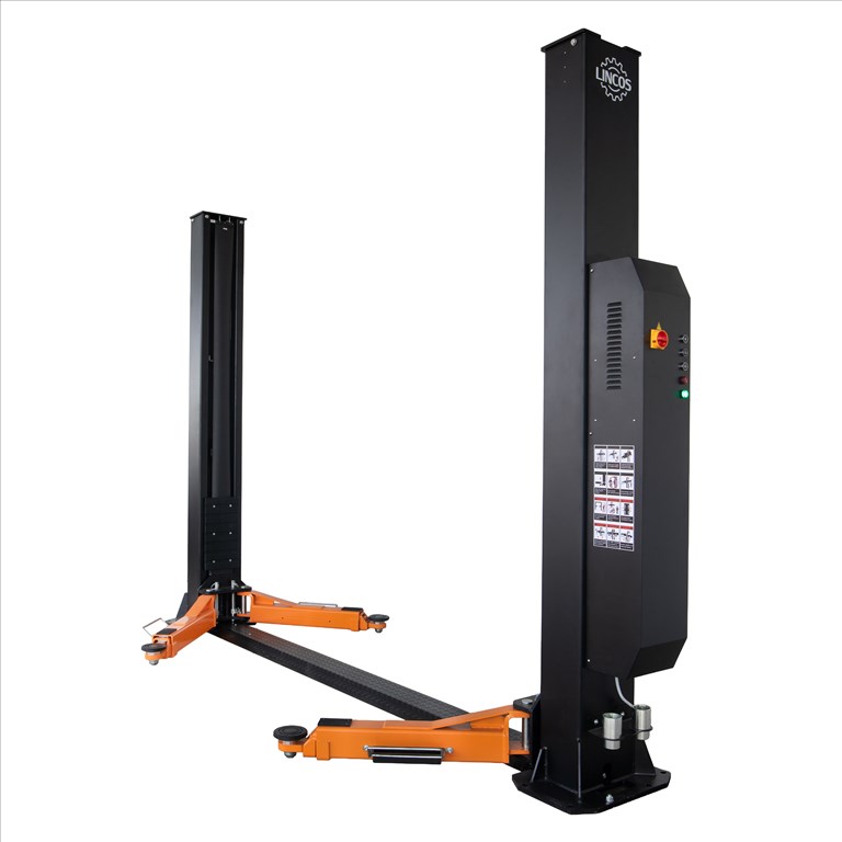 Lincos Kétoszlopos csápos emelő, 5.5t, automata zárkioldás - STD-5055E 400V 1. kép