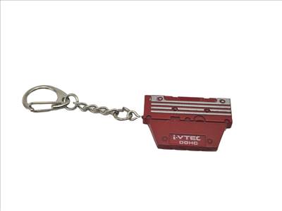 JDM Honda K20a VTEC DOHC szelefedél motorburkolat - piros - kulcstartó kulcs tartó