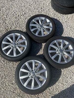  Golf 7 R 5x112 17" újszerű (gyári alufelni)  205/50  Michelin téli gumikkal  