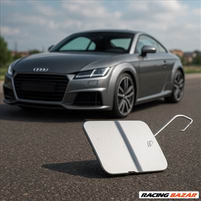 Audi TT 8S (nem S-line kivitel) első lökhárító vonószem takarófedél  8s0807241gru 3850424