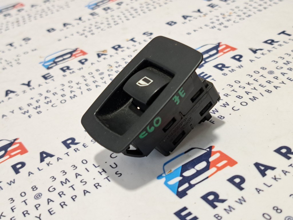 BMW E60 E61 jobb elsõ bal / jobb hátsó elektromos ablakemelõ kapcsoló gomb 1. kép