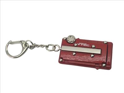 JDM Honda B16 VTEC szelefedél motorburkolat - piros - kulcstartó kulcs tartó