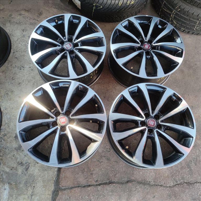 5x98 17 Gyári Fiat polír alufelni 150000ft a 4db/106/ 5. kép