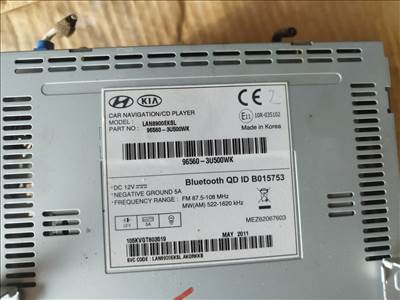 Kia Sportage (SL) navigációs fejegység  965603u500wk lan8900eksl