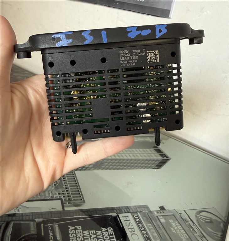 BMW 3-as sorozat F30, F31, F34 Bmw F31 F30 F34 GT TMS lámpa vezérlő modul 7316186 1. kép