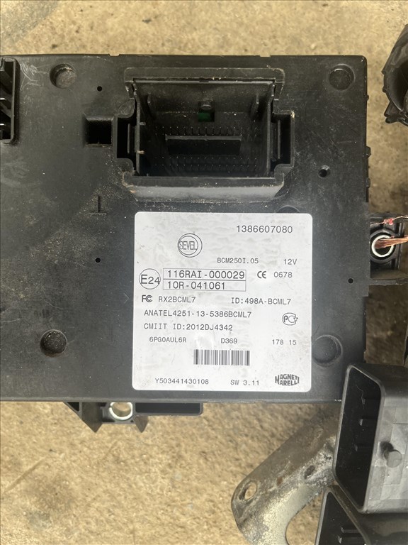 Citroën Jumper II Motorvezérlő komplett szett 2.2 9691854980 2. kép