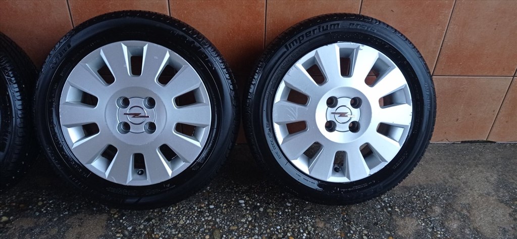 OPEL CORSA C 15" ALUFELNI 4X100 NYÁRI 185/55R15 GUMIVAL OLCSÒN!!! 3. kép