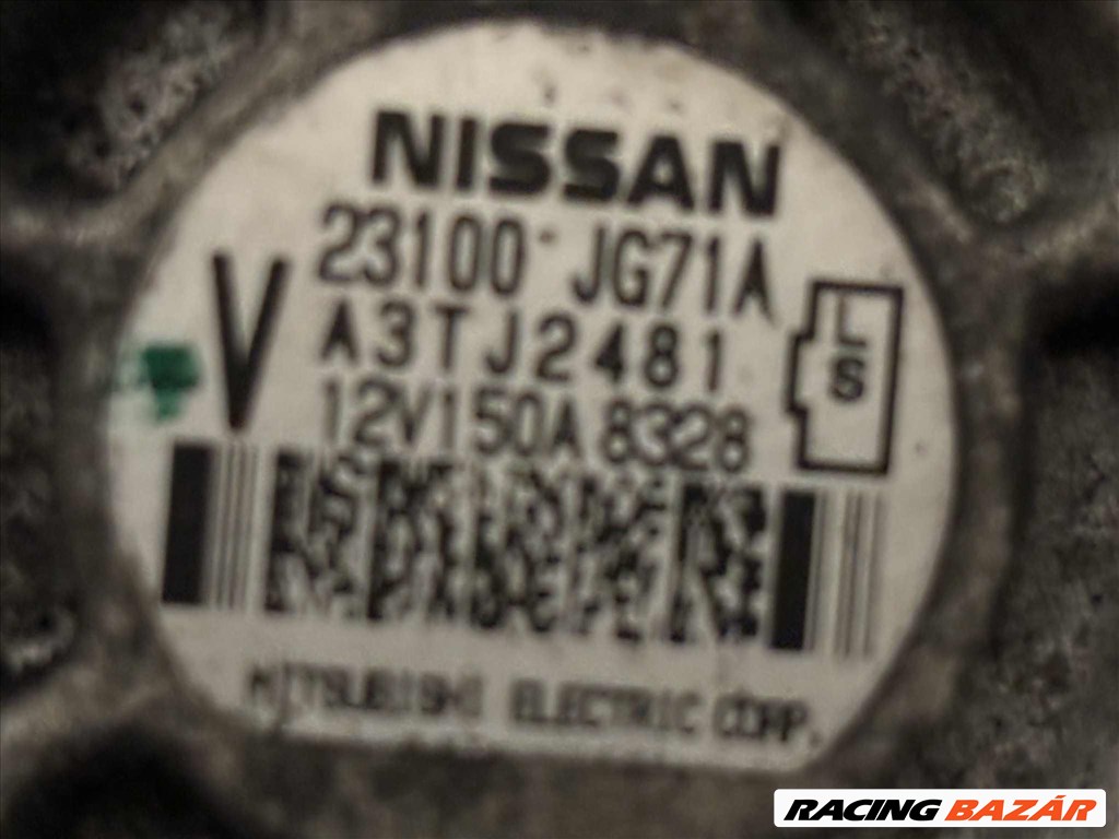 Renault Nissan generátor  23100jg71a 3. kép