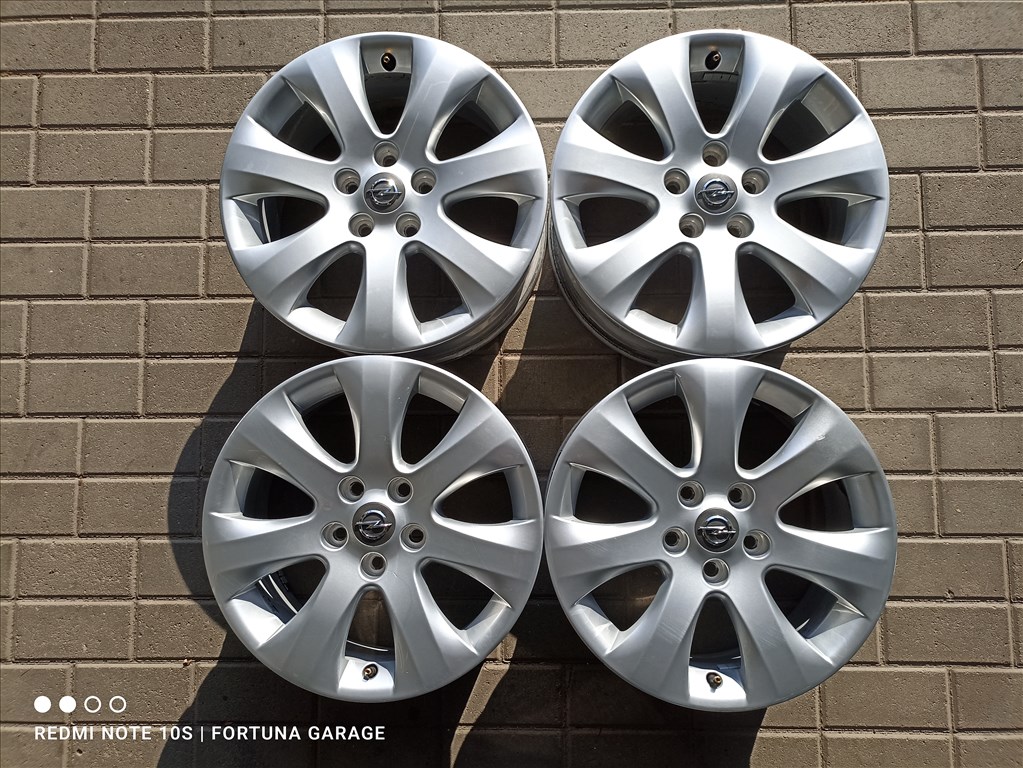 5x115 17" Opel használt alufelni garnitúra 1. kép