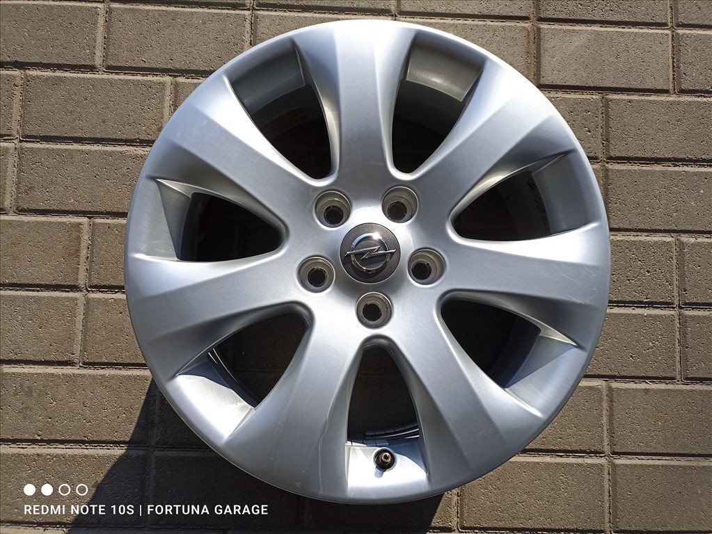 5x115 17" Opel használt alufelni garnitúra 4. kép