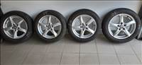  5x108 lyukosztású 16" használt Platin alufelni, rajta 205/55 újszerű Goodyear téli gumi gumi 
