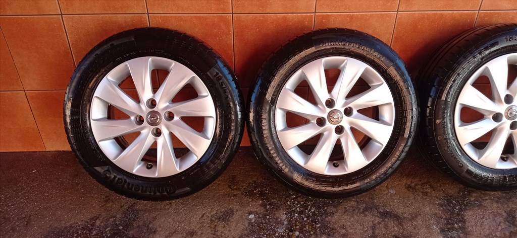 OPEL CORSA E 15" ALUFELNI 4X100 NYÁRI 185/65R15 GUMIVAL OLCSÒN!! 3. kép
