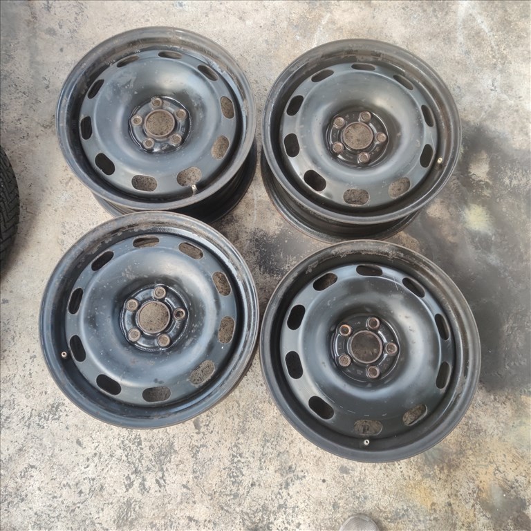 5x100 15 Gyári Skoda,Volkswagen,Seat lemezfelni 25000ft a 4db/15/ 3. kép