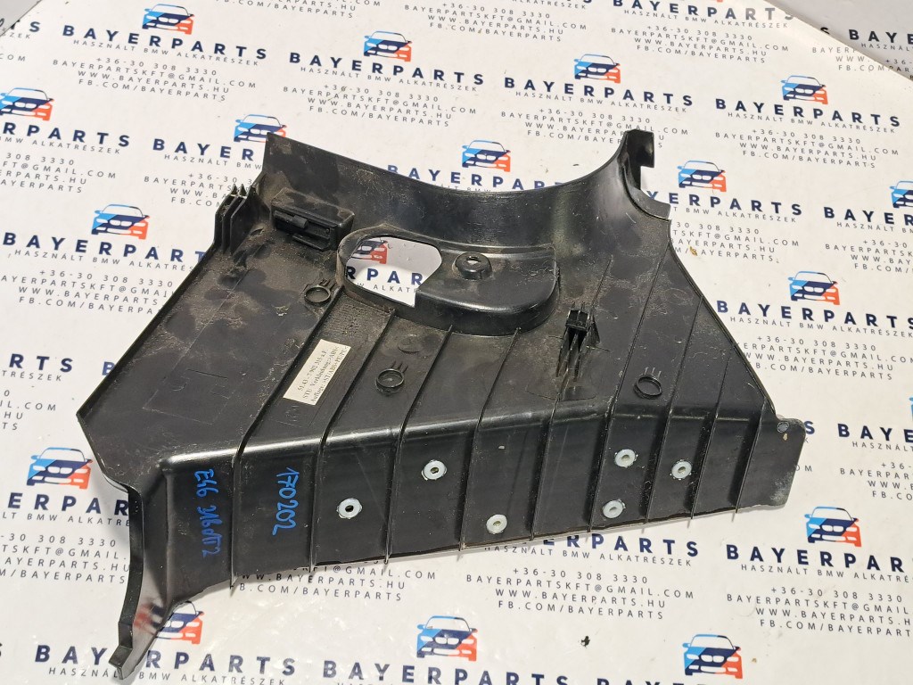 BMW E46 compact sedan touring gyári M paket packet lábpihentetõ lábtartó láb pihentetõ tartó mûanyag borítás - hibás  2. kép