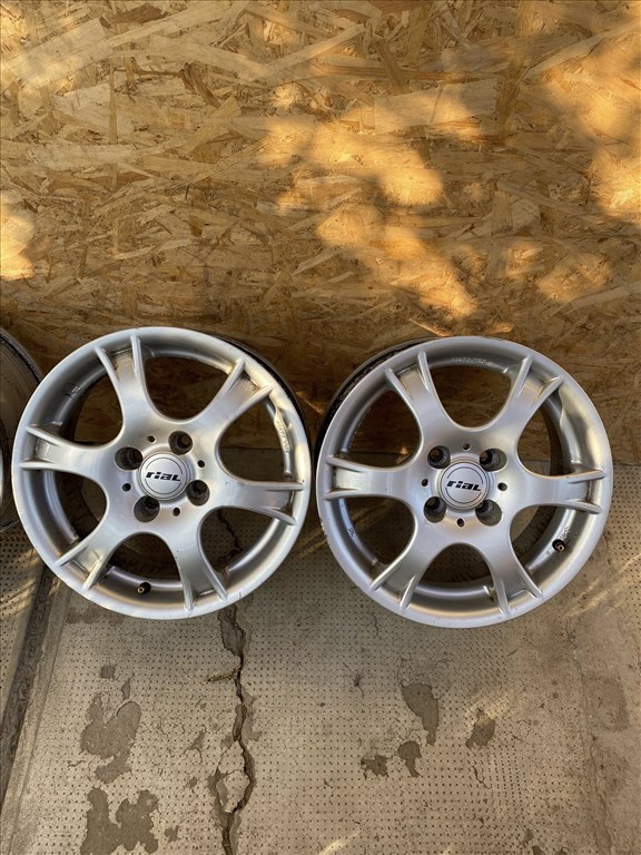  4x100 lyukosztású 6,5JJ 15" használt Rial alufelni 2. kép