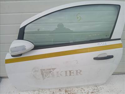 15326 Opel Corsa E 3 ajtós Bal első Ajtó Fehér Y40r