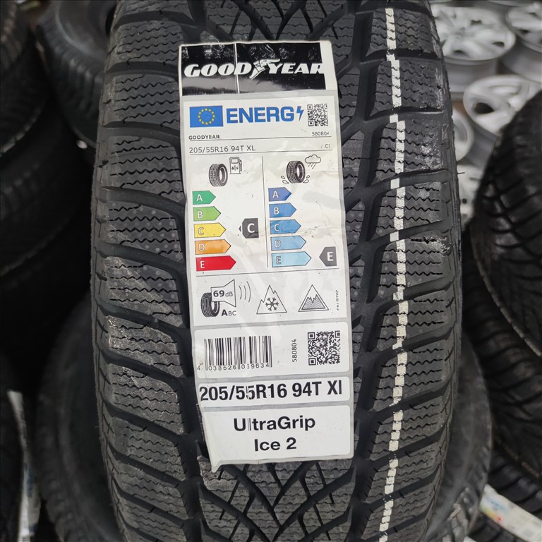 205/55 R16 ÚJ!! Goodyear téli gumi 125000ft a 4db/180/ 1. kép