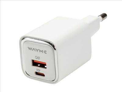 WAYME hálózati töltő 30W USB-C PD + QC3.0