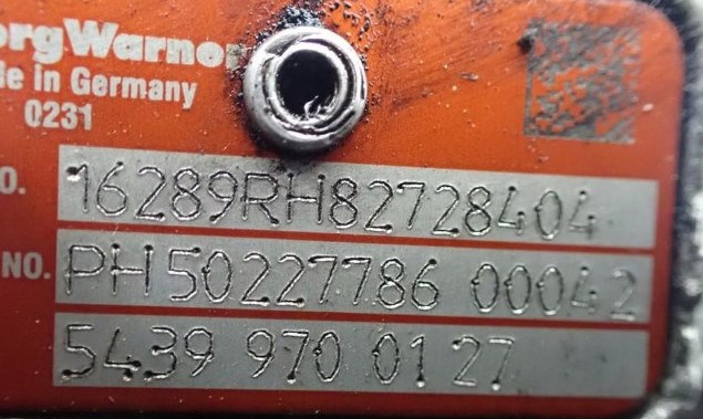 Nissan Qashqai (J10) 1.5 DCi K9KD430 turbó h82728404 H82728404 3. kép