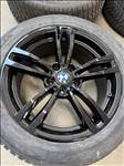 5x112 lyukosztású 18" használt alufelni, rajta 235/50 használt Hankook téli gumi gumi 