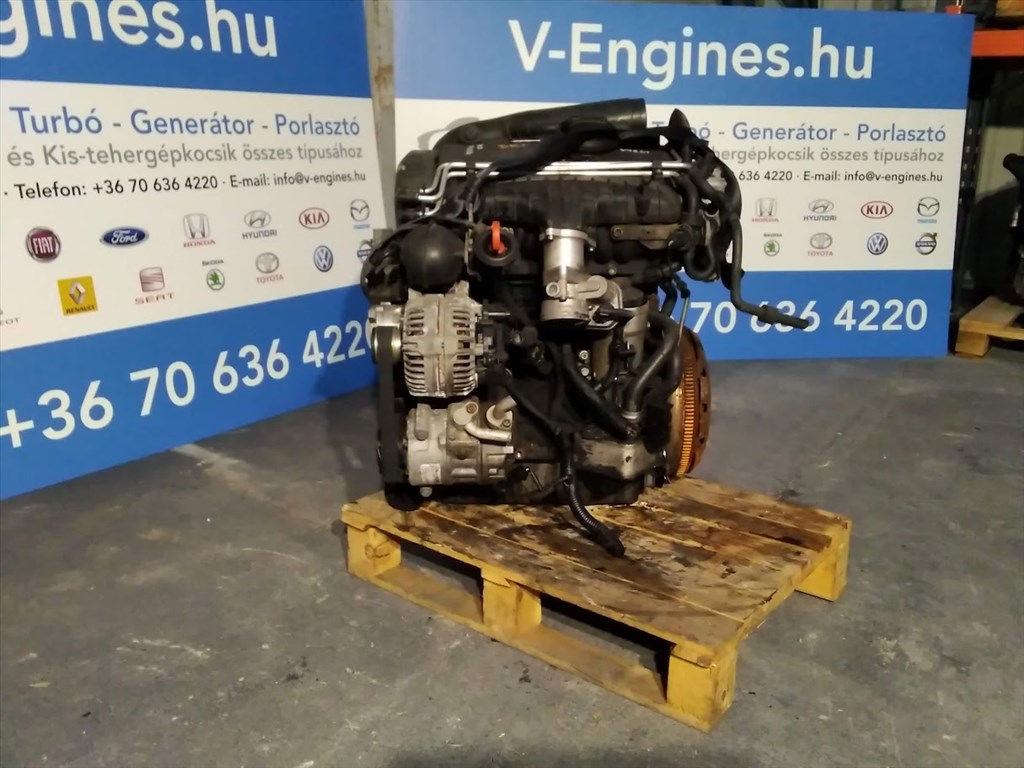 VOLKSWAGEN BKD komplett bontott motor  3. kép